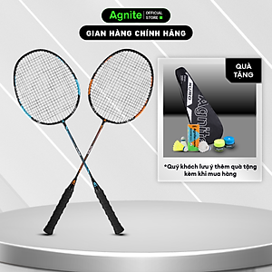 [TẶNG 3 CẦU] Vợt cầu lông cán liền cao cấp chính hãng Agnite -  Tặng hộp cầu nhựa và bao đựng - 2 chiếc - F2131