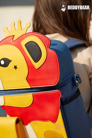 Balo Trẻ em từ 5 tuổi Beddybear Cute Bag 2.0 Phù hợp cho bé trai gái học Mẫu giáo chuẩn bị vào lớp 1 .Thiết kế chống gù, Chất liệu da PU hạn chế thấm nước