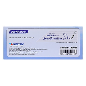 Hộp 20 Bút Bi Thiên Long TL-023 - Xanh