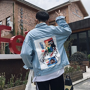 Áo khoác Jeans Nam Bowie cực chất