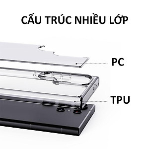 Ốp lưng chống sốc trong suốt cho Samsung Galaxy S24 / Galaxy S24 Plus / S24 Ultra Likgus Crashproof giúp chống chịu mọi va đập- Hàng nhập khẩu