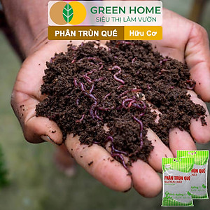 Phân Trùn Quế Greenhome, Lavamix, Bao 2kg, Nguyên Chất, Bổ Sung Dinh Dưỡng, Cải Tạo Đất, Hữu Cơ Tiện Lợi, Bón Rau, Hoa