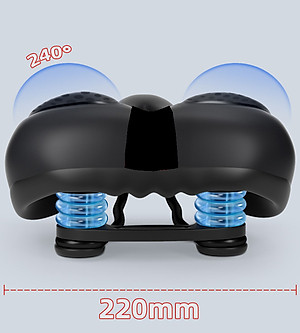 Yên xe đạp Kiotool gel êm ái chống nước phù hợp với mọi dòng xe đạp thể thao địa hình