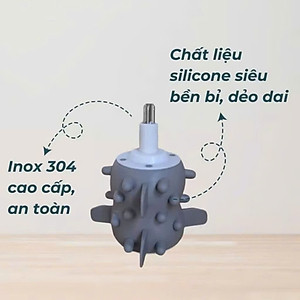 Dụng Cụ Làm Ruốc, Bóc Tỏi Đa Năng Silicon – Phụ Kiện Hỗ Trợ Máy Xay Thịt, Làm Chà Bông Loại 2L 3L - HÀNG CHÍNH HÃNG MINIIN