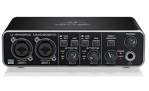 Card âm thanh Behringer U-PHORIA UMC202HD - Chính hãng