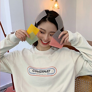 Hộp 10 Miếng Dán Tóc Hình Vuông Dễ Thương Cho Nữ 8X6Cm