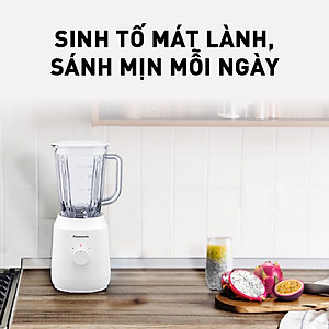 Máy xay sinh tố Panasonic MX-EX1001WRA - Công suất 450W - 1L - Lưỡi dao thép không gỉ - Cối nhựa kháng vỡ - Hàng chính hãng