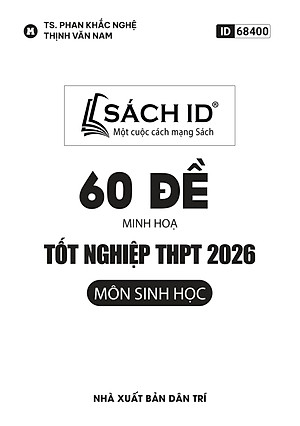 Sách - 60 Đề Minh Họa Tốt Nghiệp THPT 2026 - Môn Sinh Học