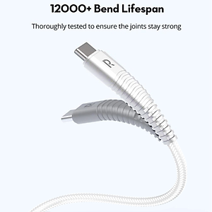 Combo Củ Sạc Nhanh Type-C PPS 25W RAVPower RP-PC156-W và Cáp Type-C To C 60W Dài 1M RP-CB047-W Dành Cho Điện Thoại Android, Cho Samsung, Cho Vivo, Cho Oppo, Cho Xiaomi Và Máy Tính Bảng - Hàng Chính Hãng