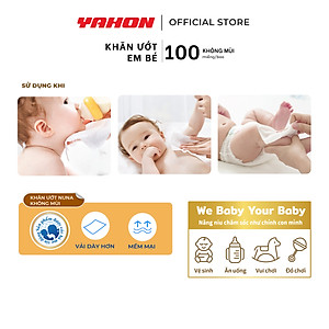 Thùng Khăn Ướt Em Bé NUNA Gold Không Mùi 100 Miếng/Bao, 24 Bao/Thùng