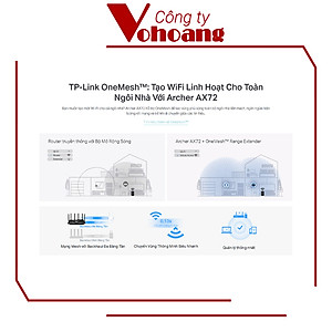 Bộ Phát Wifi 6 TP-Link Archer AX72 Gigabit Băng Tần Kép AX5400 - Hàng Chính Hãng