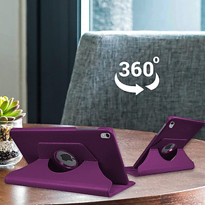 Bao da cho iPad Air 4 10.9 inch (2020) / Air 5 M1 10.9 inch 2022 xoay 360 độ hiệu HOTCASE (chống bụi chấm thấm tiện lợi. cơ chế Smartsleep) - Hàng nhập khẩu