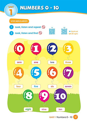 Sách Quick Quick Học Nhanh Toàn Diện Từ Vựng Tiếng Anh Theo Chủ Đề Lớp 1