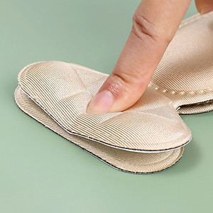 Cặp lót giày cao gót mũi nhọn giảm size cho giày bị rộng, thoáng khí và êm chân MÀU ĐEN