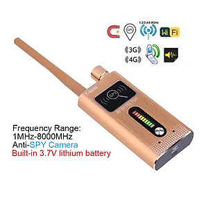 Máy Dò Phát Hiện Theo Dõi Camera, GPS, Định Vị Detector T6000 - Hàng Nhập Khẩu