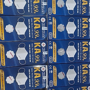 30 cái Khẩu trang y tế 4D Khánh An KA99+ 4 lớp ngăn vi khuẩn 99% thiết kế đặc biệt Nhượng quyền nguyên bản Hàn Quốc ôm sát khuôn mặt không dính son và rất dễ thở