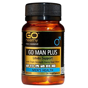 Viên uống cải thiện sinh lý nam nhập khẩu chính hãng New Zealand GO MAN PLUS (30 viên) giúp tăng cường sinh lực ở nam giới, tăng cường khả năng sinh lý ở nam giới, cải thiện và làm chậm quá trình mãn dục nam