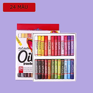 Màu sáp dầu cao cấp MONT MARTE của ÚC bộ 12/24/36/48 màu-Oil Pastels Lalunavn -B81