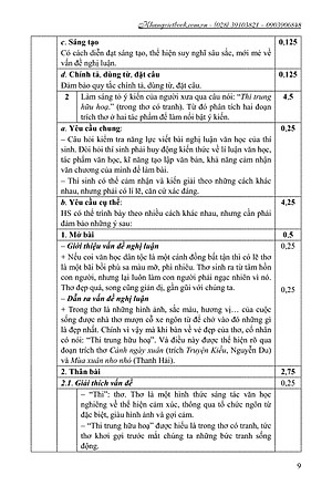 LUYỆN KĨ NĂNG GIẢI ĐỀ HỌC SINH GIỎI LỚP 9 VÀ ÔN THI VÀO LỚP 10 CHUYÊN MÔN NGỮ VĂN (Theo định hướng phát triển năng lực)