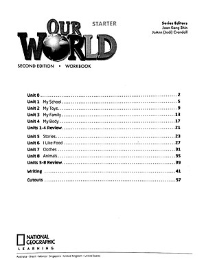 Our World Starter Workbook 2nd Edition (American English)