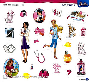 Barbie Bộ Sách Dán Hình Cuộc Sống Nhiều Niềm Vui - Tập 2