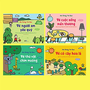 Bộ Sách "Vẽ Vạn Vật Từ Những Nét Đơn Giản" (4 Cuốn)