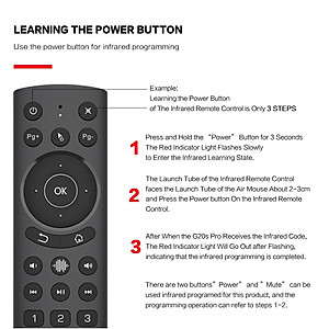 Chuột Bay g20s pro bluetooth bản cao cấp mic voice có điều khiển giọng nói và chuột bay đèn nền dùng G20s pro BT - Hàng Nhập Khẩu