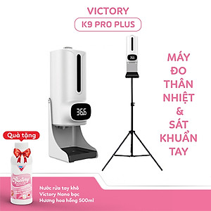 Máy đo thân nhiệt kèm rửa tay sát khuẩn K9 Pro Plus