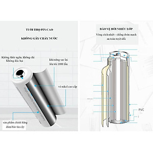 Pin sạc AA AAA BESTON dung lượng cao, sạc lại nhiều lần thay thế cho pin Con thỏ trong micro không dây, điều khiển