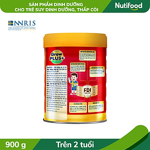 Sữa bột Nutifood GrowPLUS+ Suy Dinh Dưỡng (Đỏ) 2+ Lon 850G