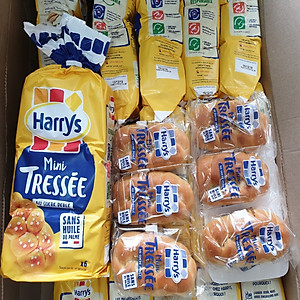 Combo 02 bánh mỳ hoa cúc Harrys Brioche Mini 210g