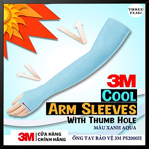 Ống Tay Chống Nắng & Tia UV xỏ ngón 3M Mipan AquaX UV Protection Cool Wristlet PS2000H