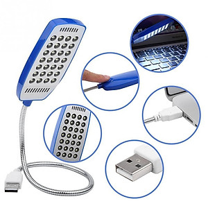 Đèn Led 28 Bóng Thân Kim Loại Có Thể Uốn Cong Cổng Kết Nối Usb Thương Hiệu PaKaSa - Hàng Chính Hãng ( Màu sắc ngẫu nhiên )