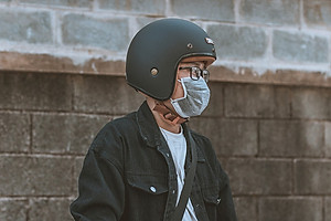 Nón bảo hiểm 3/4 Bulldog Perro 4U cao cấp Chính hãng, Lót tháo rời, Tặng khóa số chống trộm, túi xách và balo rút Bulldog