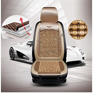 TỰA LƯNG LÓT GHẾ Ô TÔ, XE HƠI HẠT GỖ CHỐNG NÓNG, TRƯỢT VÀ MASSAGE CAO CẤP.