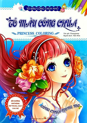 Sách Tô Màu Công Chúa Nhỏ - Tô Màu Công Chúa - Công Chúa Mộng Mơ