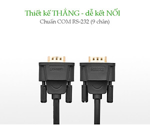 Dây cáp COM RS-232 cái sang cái dài 1.5M UGREEN DB101 20149 - Hàng chính hãng