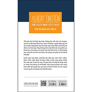 Sách Thế Giới Như Tôi Thấy (The World As I See It/Mein Weltbild)