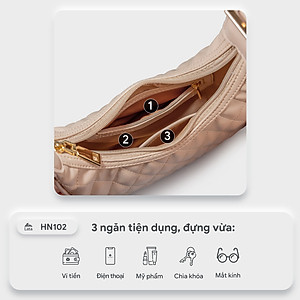Túi Lata ( Thời trang nữ đi chơi size 27 - Túi đeo chéo da HN102 )