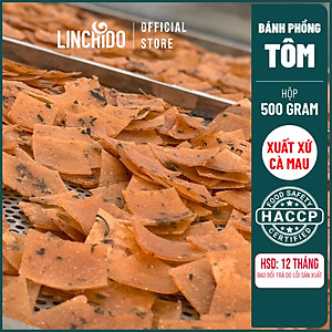 Đặc sản Cà Mau - Bánh Phồng Tôm Năm Căn - Loại Thượng Hạng ( Hộp 500 GRAM )