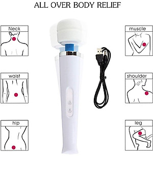 Máy Massage HV280 10 Cấp Độ Pin Sạc Tốc Độ Cao - Massager with 10 vibration patterns Powerful Speeds