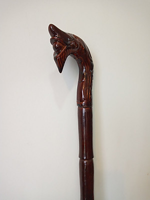 Combo Ba Gậy batoong bằng gỗ - đầu rồng dụng cụ hỗ trợ cho người già