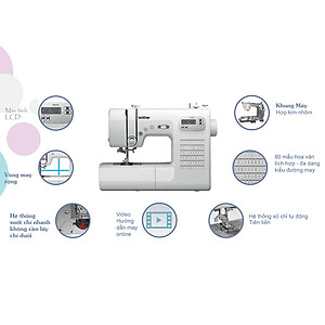 Máy May Brother FS60X - Hàng Chính Hãng