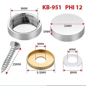 Chụp Đầu Vít Inox 304 Nhiều Kích Thước KB-951