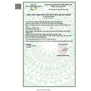 Viên uống hoạt huyết dưỡng não Đông Dược 5 Asia Pharma hỗ trợ thiểu năng tuần hoàn não - Hộp 30 viên