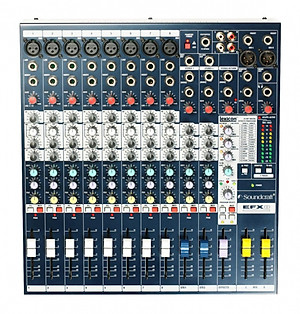 Bàn Mixer Soundcraft EFX8 – Mixer số chuyên sử dụng cho âm thanh chuyên nghiệp, sân khấu, hội trường, sự kiện, phòng hát cao cấp – 10 kênh (8 mono, 2 stereo) - 32 chế độ effect – Hàng chính hãng
