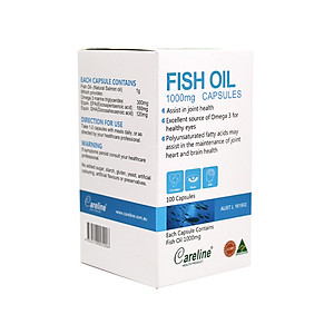  Viên uống dầu cá hồi Omega 3 Salmon Fish Oil Careline
