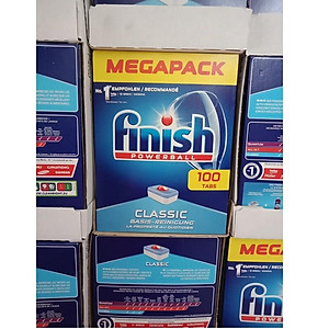 Viên rửa bát finish tổng hợp 3 trong (1 muối bóng bột )