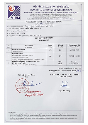 [18 Lít] Sơn Chống Thấm PU (Polyurethane) TAIKO PU92 - Sàn Lộ Thiên Đã Ốp Lát, Tăng Bám Dính, Tăng Chịu Lực, Mài Mòn