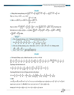 Sách Tổng Hợp Chuyên Đề Trọng Tâm Thi Vào Lớp 10 Chuyên Và Học Sinh Giỏi - Đại Số 9